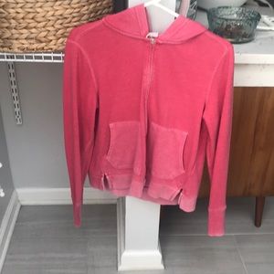 Pink zip up jacket